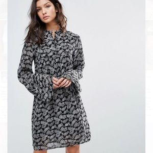 [mango] boho printed swing dress